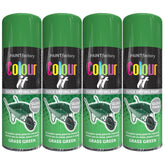 4X Paint Factory Grass Green Gloss Spray Paint 400ml. Spray Paint